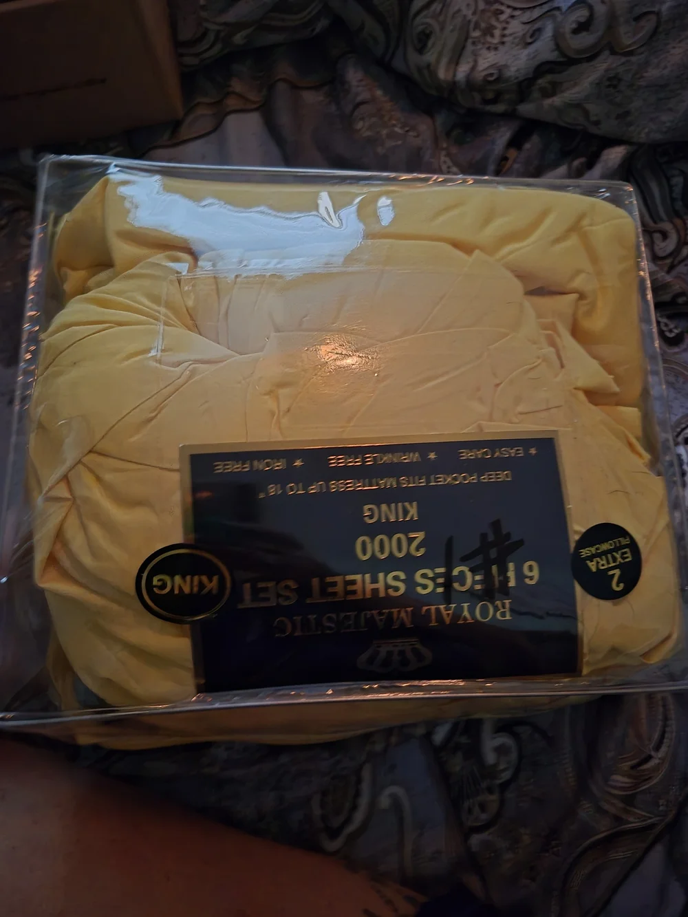 Majestic Yellow 6-Piece Sheet Set - Bright Solid Yellow